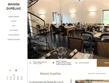 Tablet Screenshot of maisondupeliac.com